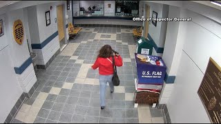 Woman presses gun to head fires weapon in Bristol Police Department Caught On Camera [upl. by Nnaerb]