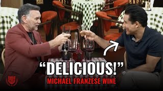 Mario Lopez reviews Michael Franzese Wine Live on TV  Access Daily Show S14 E29 [upl. by Leynad]