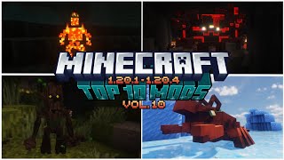 Top 10 mods para Minecraft 1201  1204 Forge amp Fabric  VOL 10  2024 [upl. by Nnayrrehs]