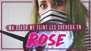 MES CHEVEUX DU BRUN AU ROSE FUCSHIA EN PASSANT PAR LE VERT  Coline [upl. by Tnecnivleahcim]