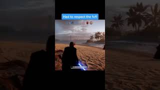 Obi Wan Kenobi destroying Darth Maul in Starwars Battlefront 2 [upl. by Boyes460]