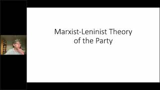 MarxistLeninist Theory of the Party [upl. by Eycal]