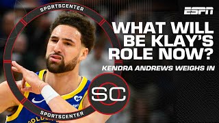 What role will Klay Thompson play with the Warriors since coming off the bench  SportsCenter [upl. by Tteirrah865]