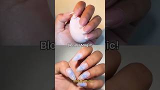 Easy Nail Hacks  Beauty Blender Edition shortsnailart nailartdesigns nailpainting simplenails [upl. by Nihsfa]