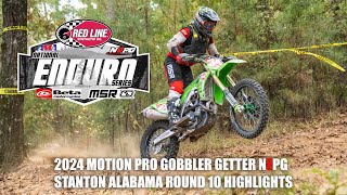 2024 Motion Pro Gobbler Getter National Enduro  Round 10 Highlights  Stanton AL [upl. by Ahsienad]