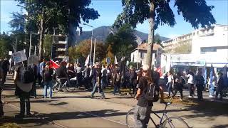 Échauffourée lors de la manifestation des fonctionnaires à Grenoble 10 oct 2017 [upl. by Lusa560]