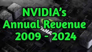 NVIDIA’s Annual Revenue 2009 2024 [upl. by Nueormahc]