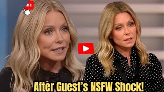 Breaking Shocking Kelly Ripa Left Speechless as Wild Guest Drops NSFW Bomb on ‘Live’ [upl. by Aronoel454]