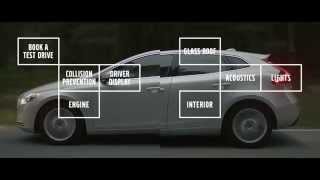 Volvo V40  Knowing the details  Interactive video [upl. by Ennaimaj]