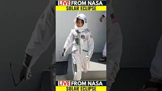 Live from NASA Solar Eclipse shortsviral nasa [upl. by Retse]