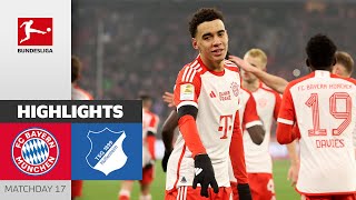 FC Bayern München  TSG Hoffenheim 30  Highlights  Matchday 17 – Bundesliga 202324 [upl. by Geof]