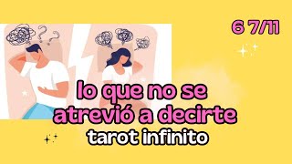 ✨ lo que nunca se atrevió a decirte 🧐🧚‍♀️ lo que se gurdó💌 tarot interactivo [upl. by Carney]