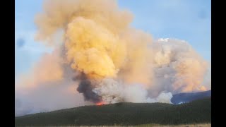 New evacuations ordered at Elk Fire in Wyoming [upl. by Aynotahs587]