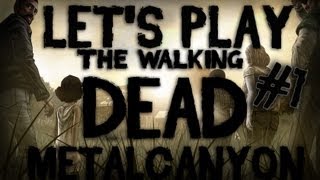 Lets Play The Walking Dead part 1  It Begins [upl. by Ytrebil909]