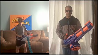 Zuru XShot CRUSHER Takes On The Nerf Titan CS50 shorts nerf xshot blasters [upl. by Sweatt]