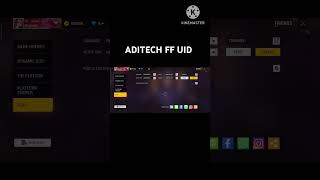 ADITECH FF UID ajjubhai freefire trending short viralshorts [upl. by Airat]