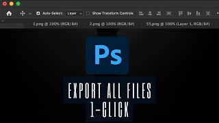 Export Multiple Images at Once in Photoshop Quick amp Easy Tutorial [upl. by Sandstrom]