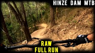 HINZE Dam MTB Trails  FULL RUN RAW [upl. by Ennovehc140]