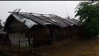 Heavy rain in Bhutanese Refugee camp East Beldangi area and having Miserable life [upl. by Xerxes]