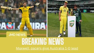 Maxwell pacers give Australia 10 lead [upl. by Jenica]