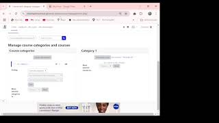 Creating Moodle Categories and Courses Class Recording [upl. by Arivle689]