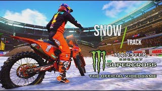 Supercross The Game  Snow Track  Marvin Musquin [upl. by Poppo775]