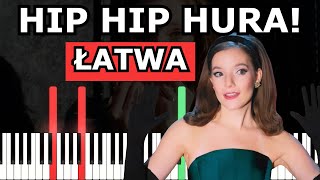 hip hip hura ŁATWA  sanah  Piano Tutorial [upl. by Eicrad]