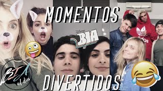 MOMENTOS DIVERTIDOS DEL ELENCO DE BIA [upl. by Naarah]