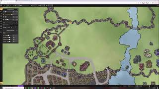 Building out the city wall  Tutorial 5  Making a city map in Inkarnate [upl. by Callista]