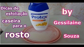 Esfoliação caseira para o rosto e corpo por Gessilaine Souza [upl. by Stiegler]