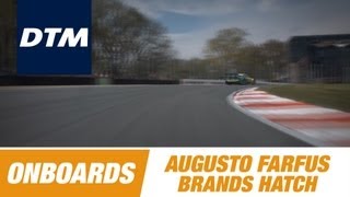 Onboard Augusto Farfus  DTM Race Brands Hatch [upl. by Pedaias854]