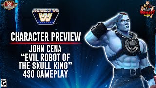 Character Preview John Cena quotEvil Robot of the Skull Kingquot 4SG Gameplay   WWE Champions 😺 [upl. by Irreg734]