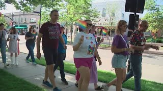 City of Bexley holds Pride Walk to mark the start of Pride Month [upl. by Anihcak261]