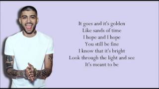 ZAYN  Golden Lyrics [upl. by Amhser]