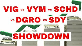 Which Dividend Growth ETF is Best Top 5 Compared VIG  VYM  SCHD  DGRO  SDY [upl. by Nauaj]