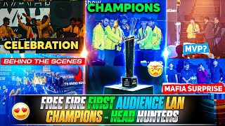 FREE FIRE FIRST AUDIENCE LAN CHAMPIONS🔥🏆  ESPORTZ PREMIER SERIES WINNERS  LAN BEHIND THE SCENES😱 [upl. by Dympha]