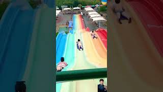 Swimming Pool Swimming Prank shorts swimming fitness flyboard bluesilver waterpark [upl. by Ennairac]