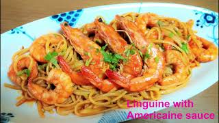 Linguine with Sauce américaine🦐🍅🍝 ＃sauceamericaine pastarecipe shrimpsauce [upl. by Lebazi]