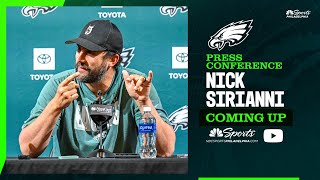 LIVE STREAM Nick Sirianni media availability ahead of Week 8 tilt with Bengals [upl. by Norad398]