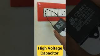 High voltage capacitor sparking experiment [upl. by Ayanej]