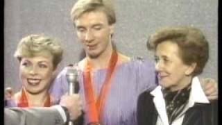 Torvill and Dean 84 Olympics medal ceremony [upl. by Yeffej]