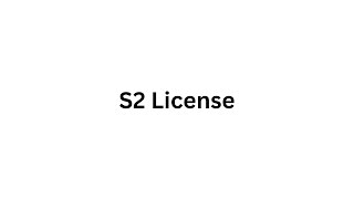 Compliance Service How to apply for S2 License [upl. by Cairistiona]