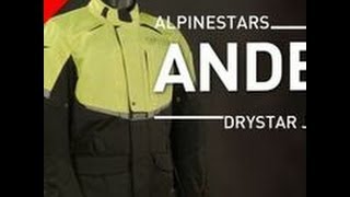 ANDES DRYSTAR JACKET l ALPINESTARS [upl. by Velick825]