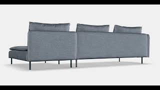 SÖDERHAMN 4seat sofa 1  Ecommerce  3DModel [upl. by Seilenna]