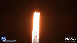 SpaceX Falcon Heavy STP2  First Night Launch and Landings [upl. by Asiuol212]