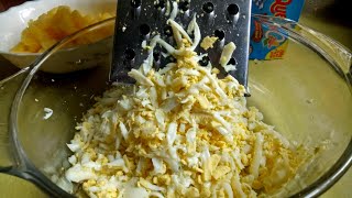 Affordable Pang Handa sa Pasko at Bagong Taon ll Easy Grated Egg Recipe [upl. by Perlman]