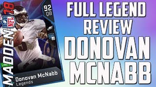 How Good is 92 Overall Donovan McNabb MUT 19 Card Review [upl. by Manchester]