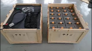 2v Forklift Battery Price 2volt 700ah5pzs700 48 Volt Rechargeable Traction Battery [upl. by Nalyr]