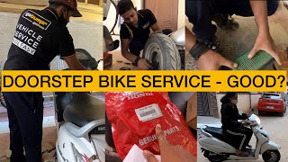 DOORSTEP BIKEACTIVA SERVICE  AT HOME 🏍  GOOD EXPERIENCE  GOBUMPR REVIEW  BANGALORE  MUST TRY [upl. by Lehteb176]