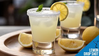 Lemon Drop Shot Recipe  So Easy Its Almost Cheating  How to make a Lemon Drop Shot [upl. by Enegue]